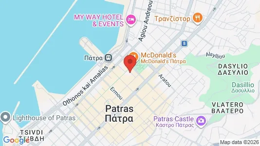 Kontorer til leie i Patras – Bilde fra Google Street View