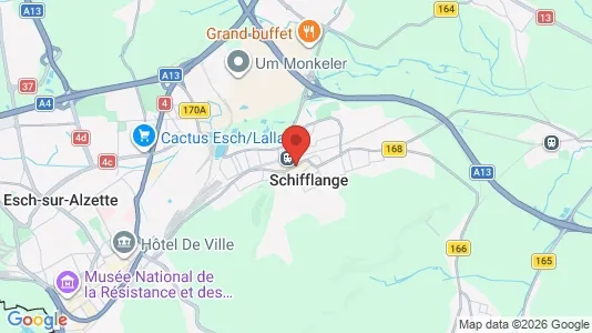Butikslokaler för uthyrning i Schifflange – Foto från Google Street View
