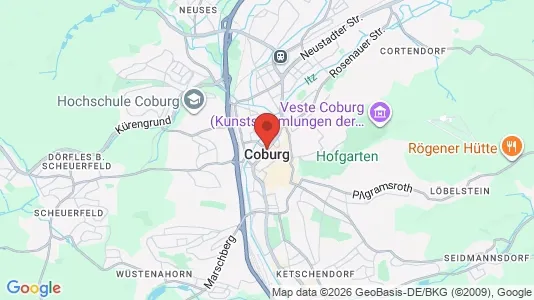 Kontorlokaler til leje i Coburg - Foto fra Google Street View