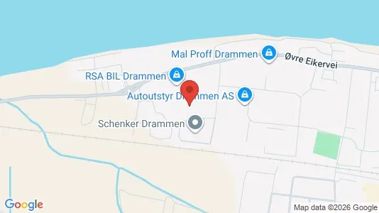 Kontorlokaler til leje i Drammen - Foto fra Google Street View