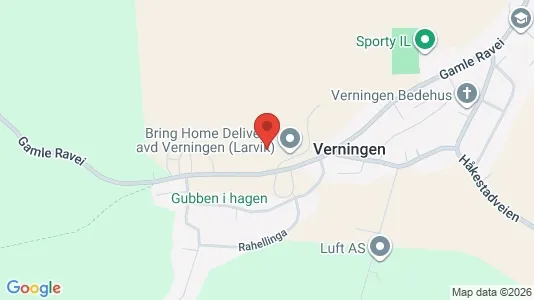 Varastot Vuokrattavana i Larvik - Kuva Google Street Viewstä