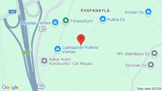 Lagerlokaler til leje i Vantaa - Foto fra Google Street View