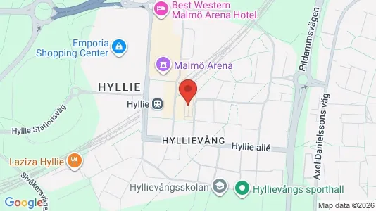 Büros zur Miete i Hyllie - kort over placeringen