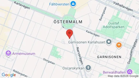 Kontorlokaler til leje i Östermalm - Foto fra Google Street View