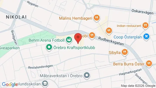 Kontorslokaler för uthyrning i Örebro – Foto från Google Street View