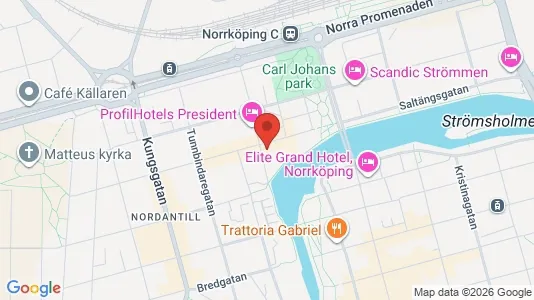 Büros zur Miete i Norrköping - kort over placeringen