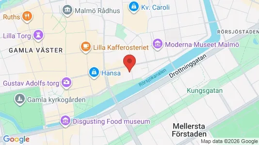 Büros zur Miete i Malmö City – Foto von Google Street View