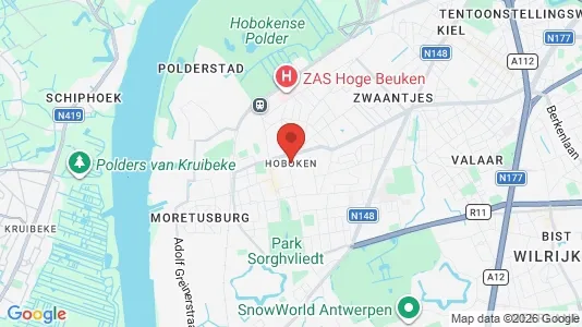 Büros zur Miete i Antwerpen Hoboken – Foto von Google Street View