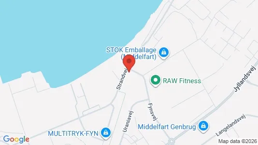 Kontorlokaler til leje i Middelfart - Foto fra Google Street View