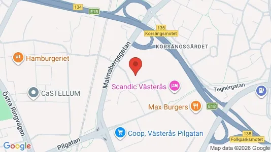 Büros zur Miete i Västerås – Foto von Google Street View