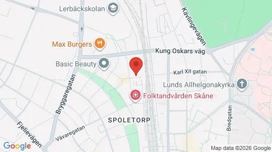 Toimistotilat Vuokrattavana i Lund - Kuva Google Street Viewstä