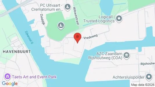 Commercial properties for rent i Zaanstad - kort over placeringen