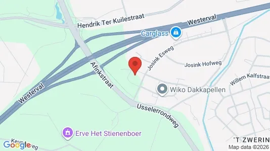 Företagslokaler för uthyrning i Enschede - kort over placeringen