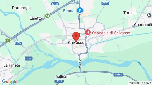 Kontorer til leie i Chivasso – Bilde fra Google Street View