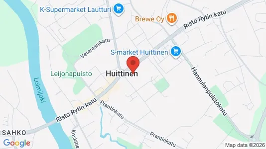 Företagslokaler för uthyrning i Vittis - kort over placeringen