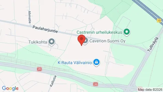 Lokaler til leje i Oulu - kort over placeringen