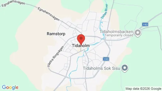 Gewerbeflächen zur Miete i Tidaholm - kort over placeringen