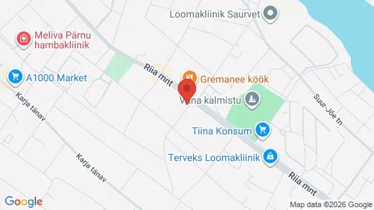 Gewerbeflächen zum Kauf i Pärnu - kort over placeringen