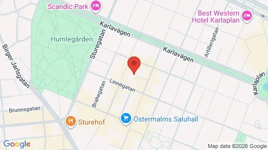 Kontorlokaler til leje i Östermalm - Foto fra Google Street View