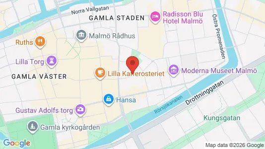 Kontorslokaler för uthyrning i Malmö Centrum – Foto från Google Street View