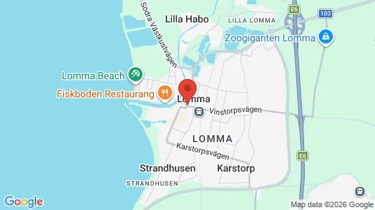 Ladenlokale zur Miete i Lomma – Foto von Google Street View