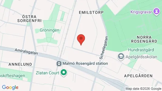 Kantorruimte te huur i Rosengård - Foto uit Google Street View