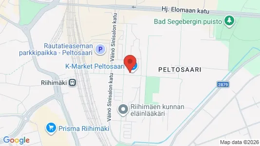 Lokaler til salg i Riihimäki - kort over placeringen
