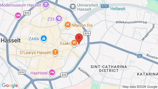 Kontorlokaler til leje i Hasselt - Foto fra Google Street View