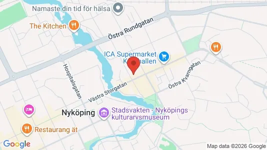 Kontorer til leie i Nyköping – Bilde fra Google Street View