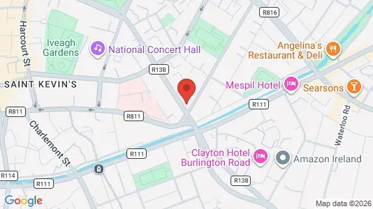 Office spaces for sale i Dublin 2 - kort over placeringen