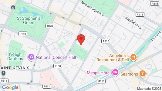 Kontorslokaler för uthyrning i Dublin 2 - kort over placeringen