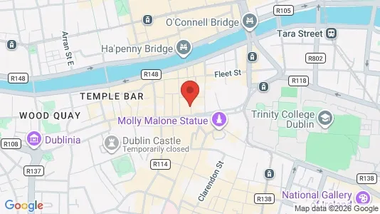 Office spaces for sale i Dublin 2 - kort over placeringen
