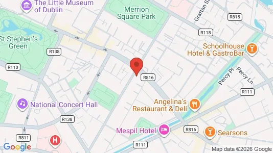 Lokale biurowe Do wynajęcia i Dublin 2 - kort over placeringen