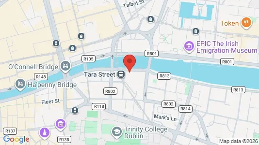 Office spaces for sale i Dublin 2 - kort over placeringen