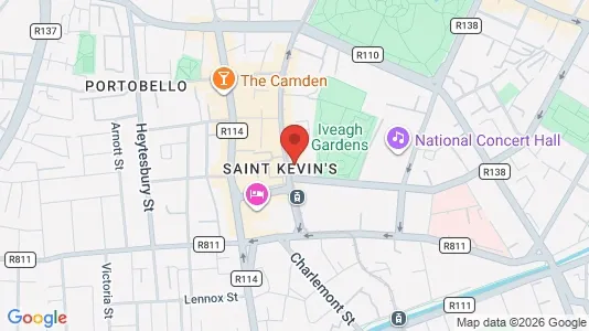 Office spaces for sale i Dublin 2 - kort over placeringen
