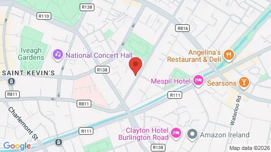 Lokale biurowe Do wynajęcia i Dublin 2 - kort over placeringen