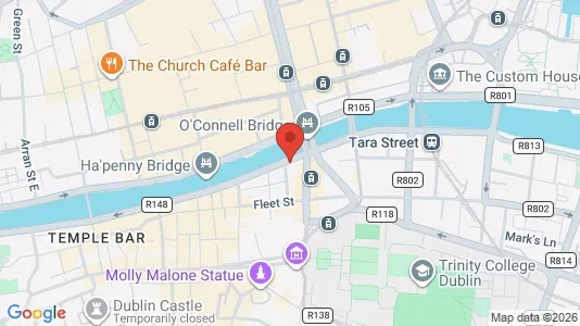 Office spaces for sale i Dublin 2 - kort over placeringen