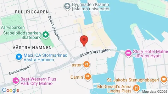 Kontorlokaler til leje i Malmø Centrum - Foto fra Google Street View