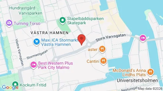 Kontorlokaler til leje i Malmø Centrum - Foto fra Google Street View