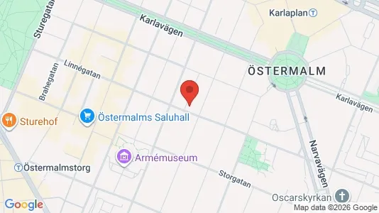 Toimistotilat Vuokrattavana i Östermalm - Kuva Google Street Viewstä