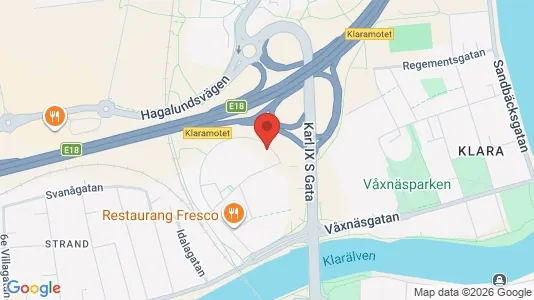 Lokale biurowe Do wynajęcia i Karlstad - kort over placeringen