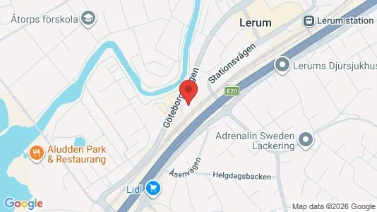 Toimistotilat Vuokrattavana i Lerum - Kuva Google Street Viewstä