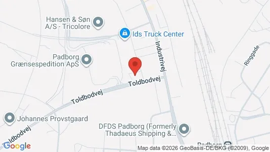 Kontorslokaler för uthyrning i Padborg – Foto från Google Street View