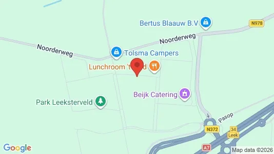 Lokaler til leie i Leek - kort over placeringen