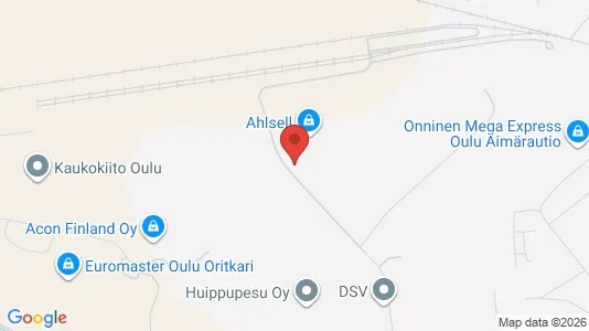 Producties te huur i Oulu - kort over placeringen