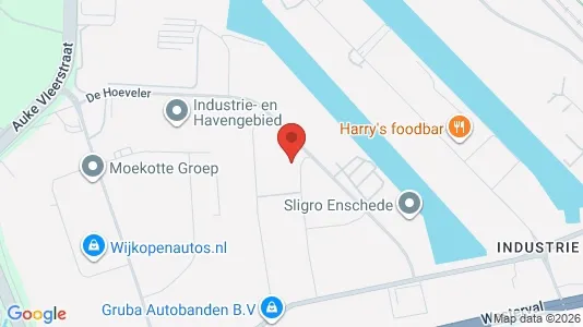 Propiedades comerciales En alquiler i Enschede - kort over placeringen