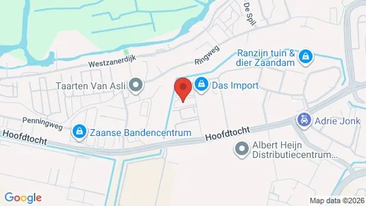 Commercial properties for rent i Zaanstad - kort over placeringen