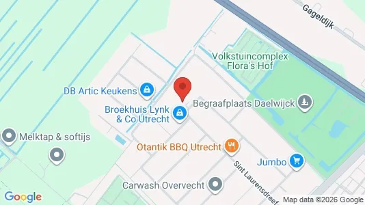 Lokaler til leje i Utrecht Overvecht - kort over placeringen