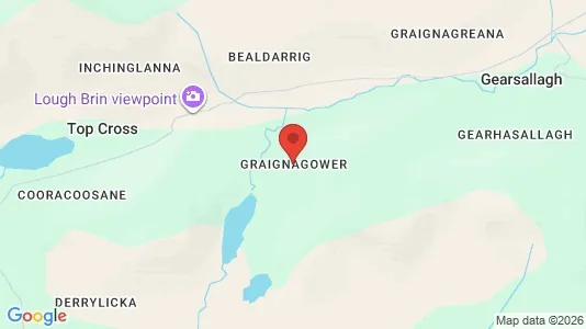 Lokaler til leie i Graignagower - kort over placeringen