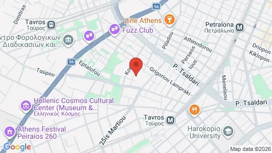 Nieruchomości komercyjne Na sprzedaż i Tavros - kort over placeringen